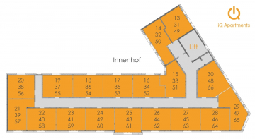 +++ iQ Apartments – Möblierte Studentenwohnungen in Zentrumsnähe +++, 04317 Leipzig, Etagenwohnung
