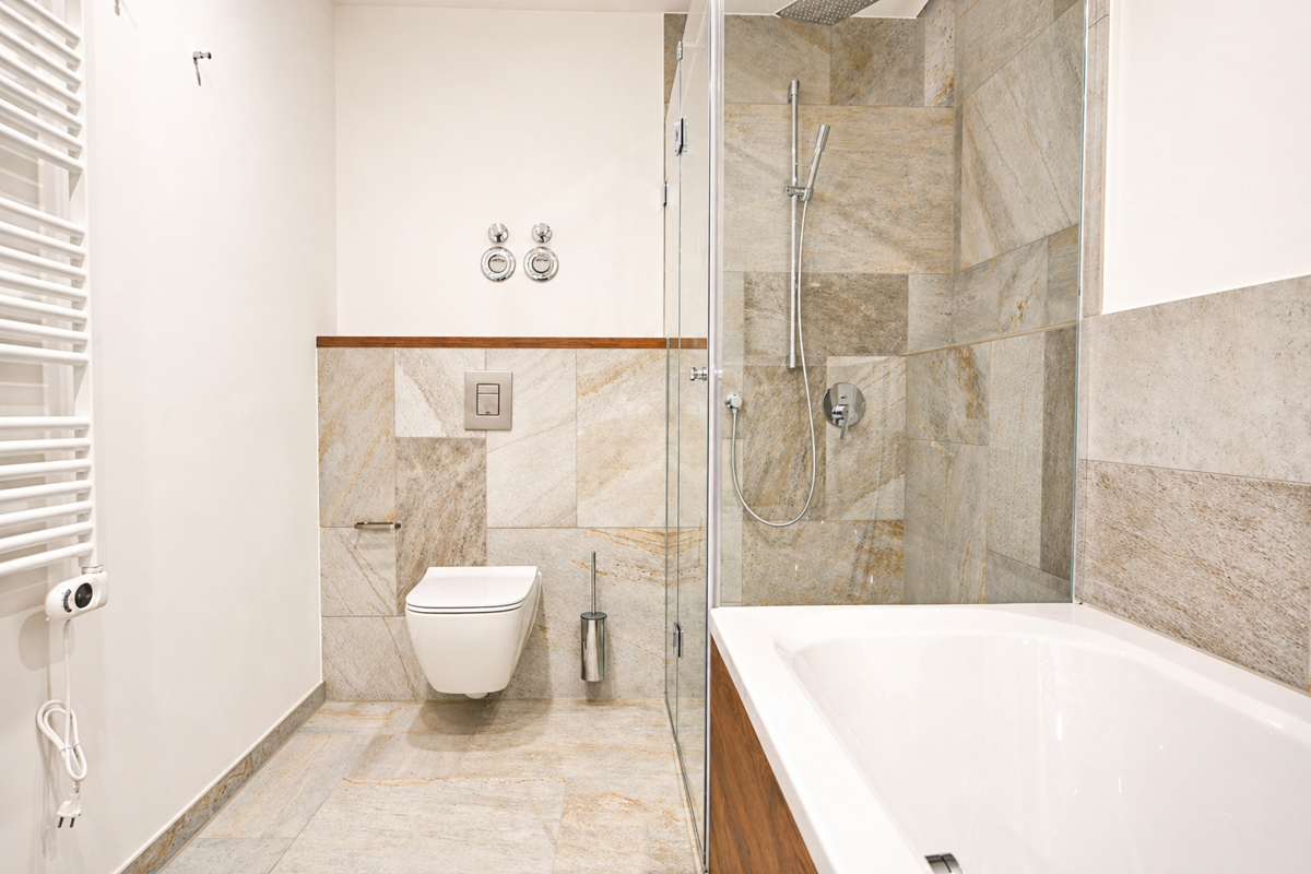 |Traumhaftes Wohnen im Musikviertel |Balkon I Einbauküche I Parkett |Wohnraumbelüftung |Wanne und Dusche I - Photo 5