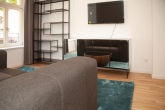 Wohnzimmer - +++Wohnen auf Zeit+++ 2-Zimmerwohnung in Lindenau.
