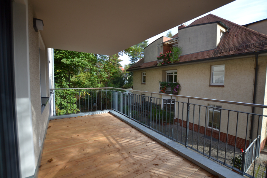 Balkon am Wohnbereich