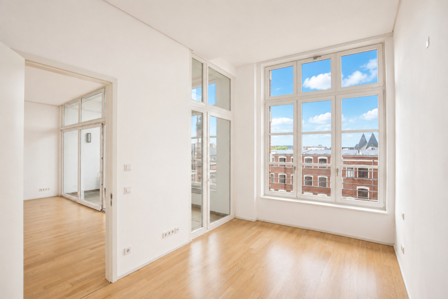 Schlafbereich mit Loggia