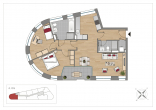 Grundriss - I Urban wohnen im OSTFORUM Leipzig I moderne Wohnungen in zentraler Stadtlage I