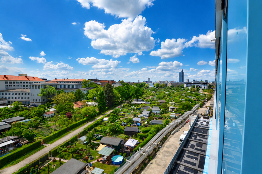 Balkon-Ausblick