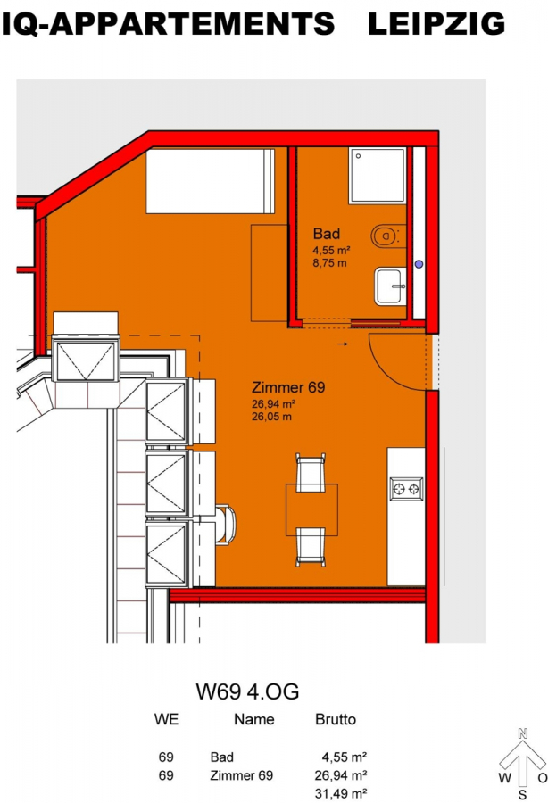 App. 69 - Grundriss