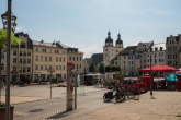 Ausblick auf den Markt - Friseure Aufgepasst! Exklusiver Friseusalon mit Kosmetikbereich im Obergeschoss direkt am Markt!