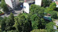 Richtung Süden - Kietzlage Lindenau, gut frequentiertes Grundstück gegenüber dem Westbad mit Parkblick