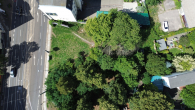Vogelperspektive - Kietzlage Lindenau, gut frequentiertes Grundstück gegenüber dem Westbad mit Parkblick